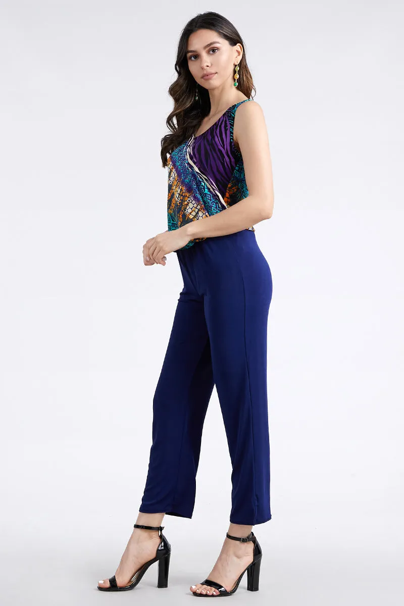 Stretch Ankle Length Pants-5001BN-ARS1