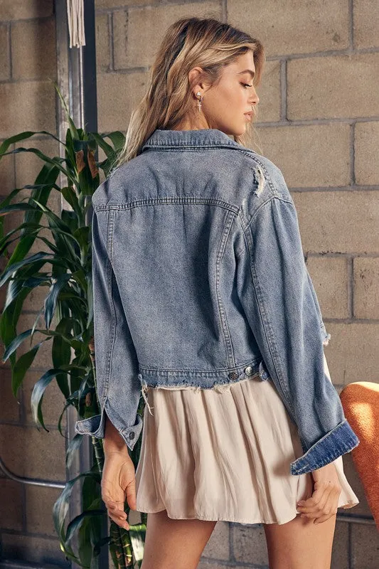 There for You Denim Jacket