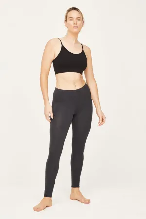 Thought Essential Bamboo Organic Cotton Base Layer Leggings In Pewter