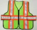 V9-B Zipper Front ANSI Class 2 Command Vest with High Contrast 4" Reflective Stripes