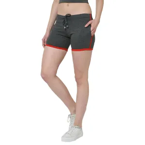 Vimal Jonney Grey Color Shorts For Women