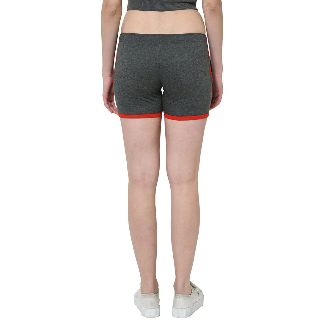 Vimal Jonney Grey Color Shorts For Women