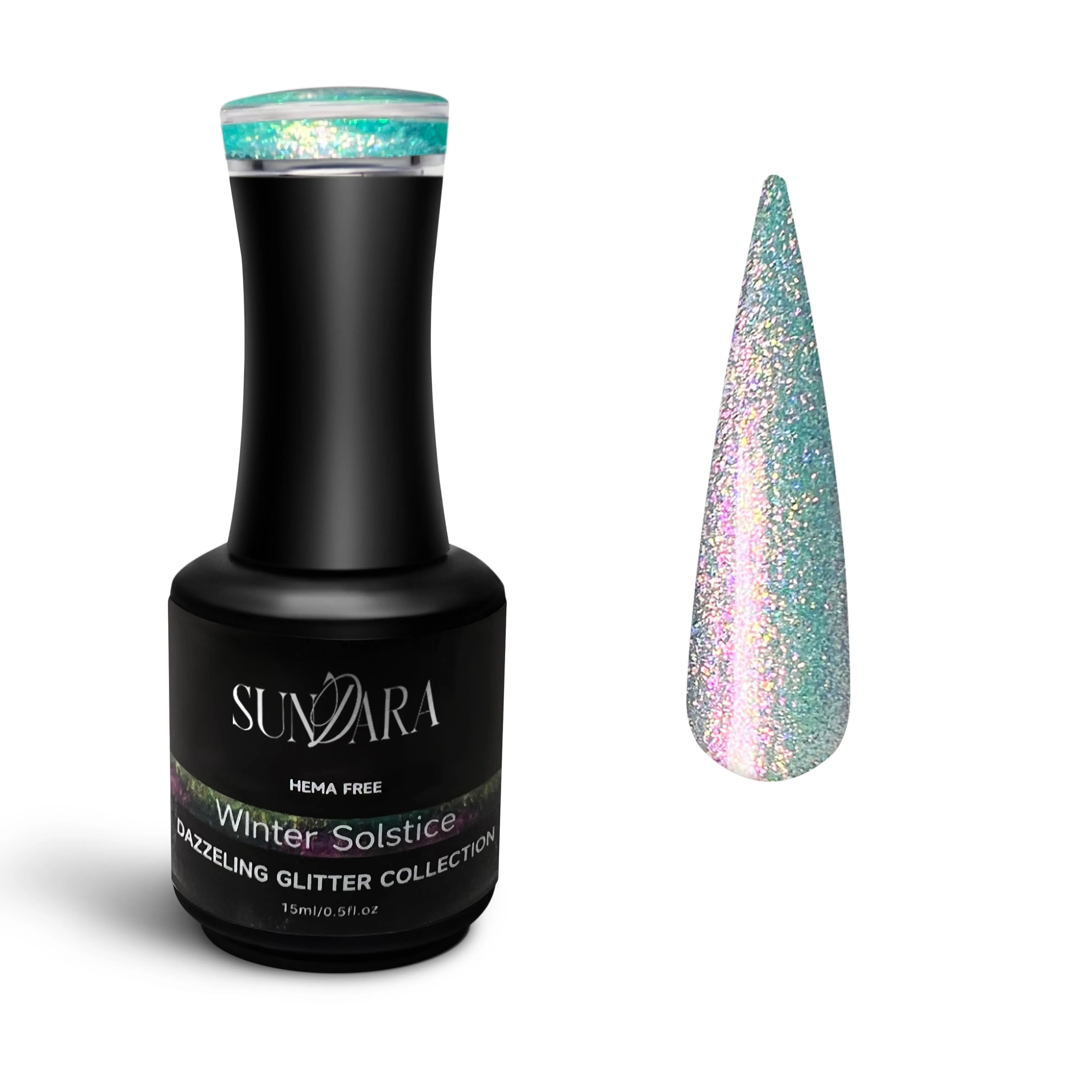 Winter Solstice- Dazzling Glitter Gel Polish