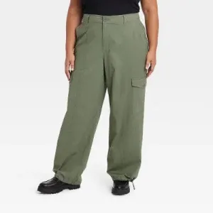 Women's High-Rise Utility Cargo Pants - Ava & Viv