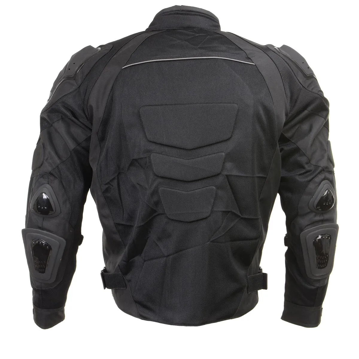 Xelement CF751 Men's Roll Out Black Tri-Tex Motorcycle Protective