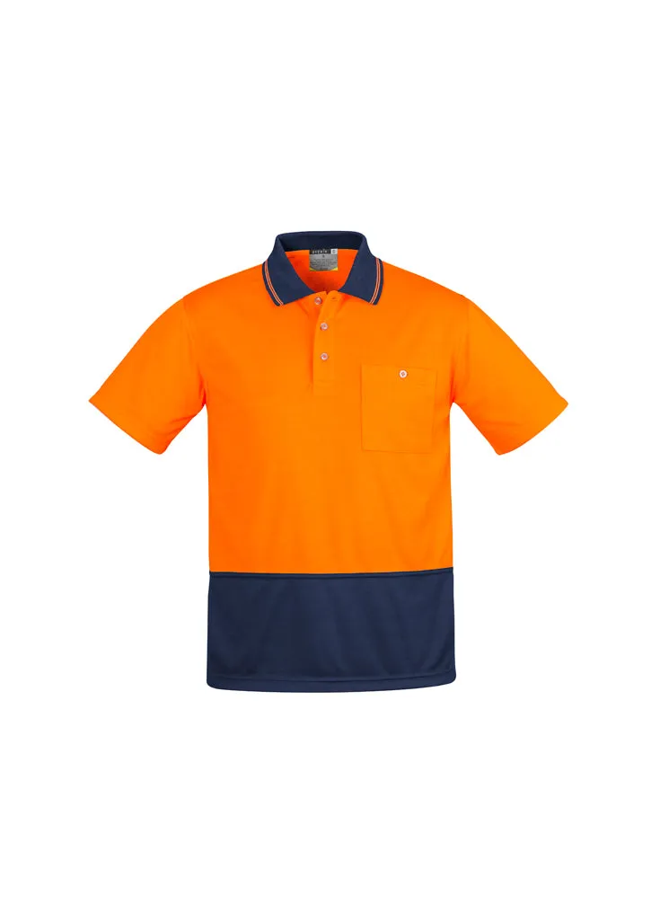 ZH415 Syzmik Mens Comfort Back Fluro Polo Shirts